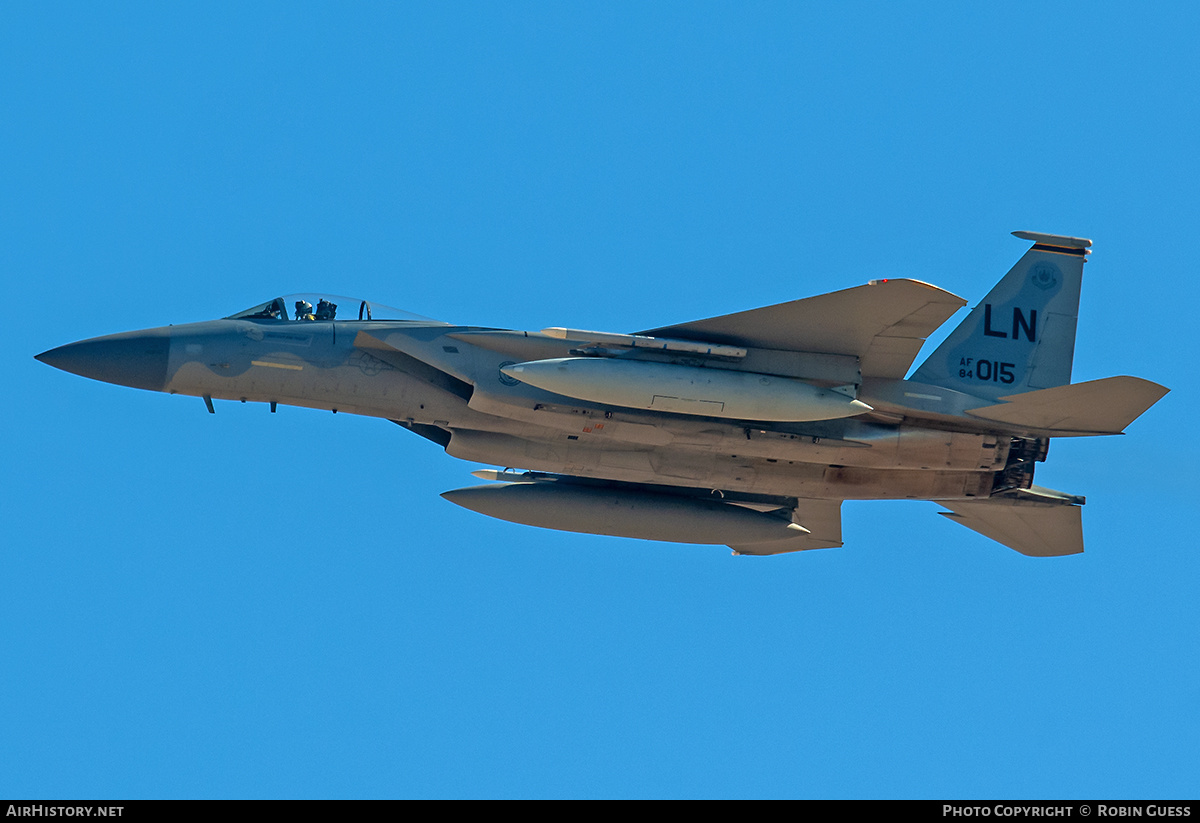 Aircraft Photo of 84-0015 / AF84015 | McDonnell Douglas F-15C Eagle | USA - Air Force | AirHistory.net #356965