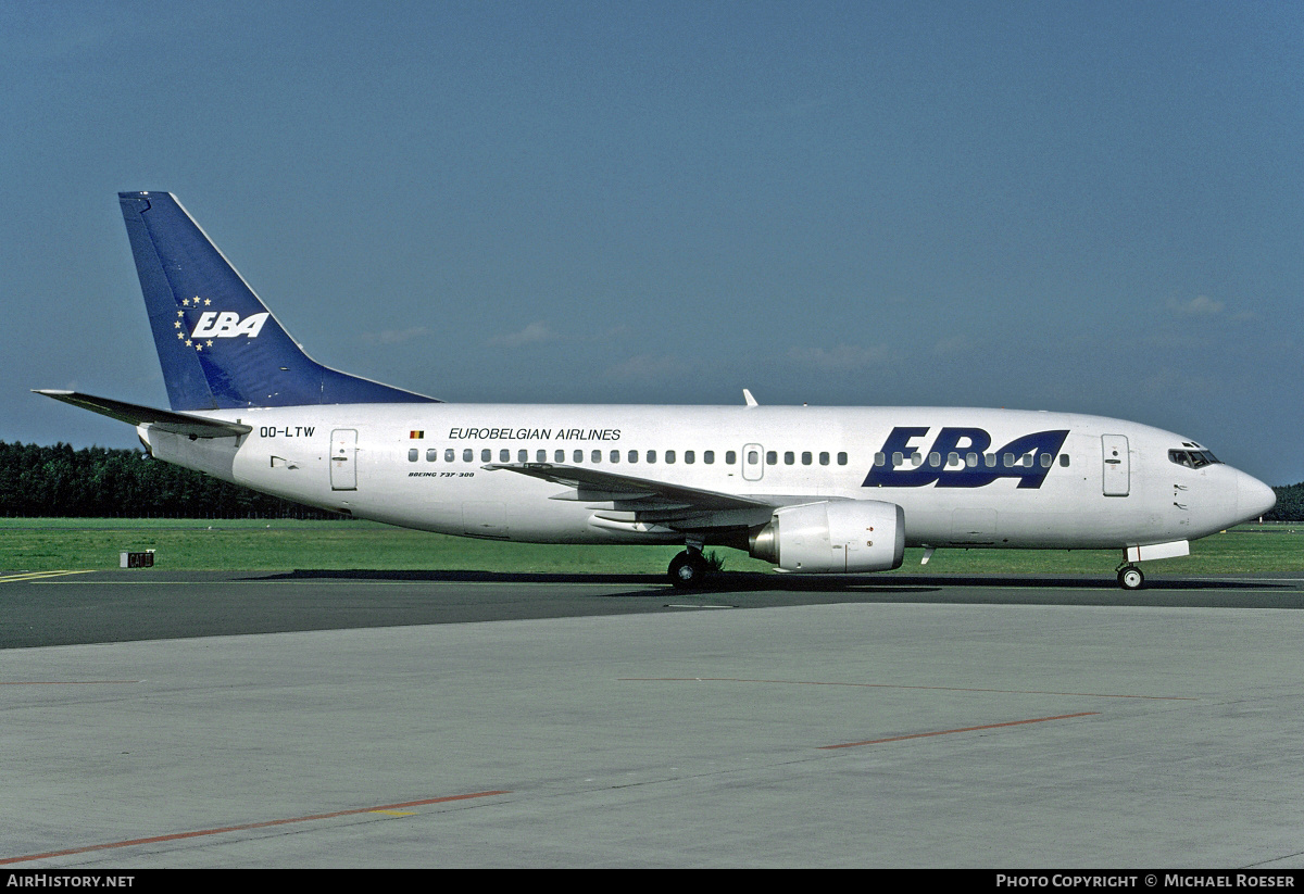 Aircraft Photo of OO-LTW | Boeing 737-33A | EBA - Eurobelgian Airlines | AirHistory.net #356981