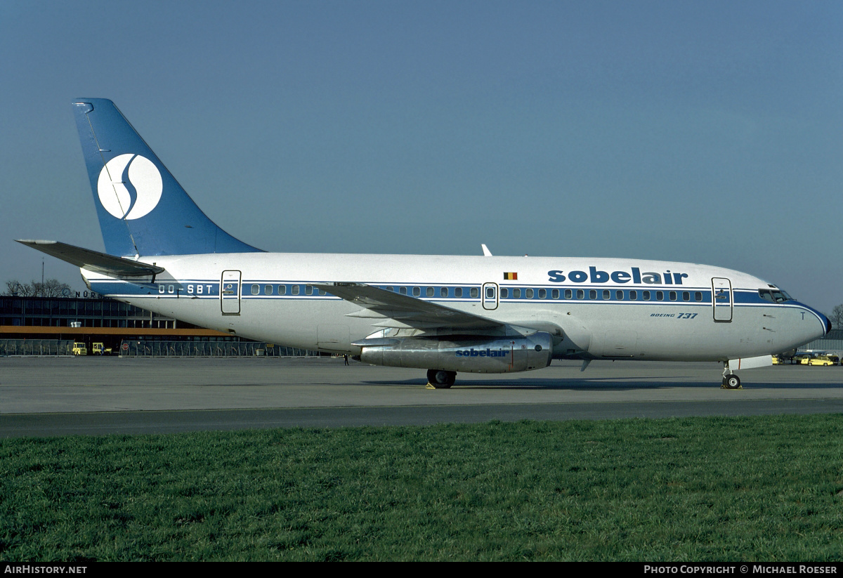 Aircraft Photo of OO-SBT | Boeing 737-229/Adv | Sobelair | AirHistory.net #356984