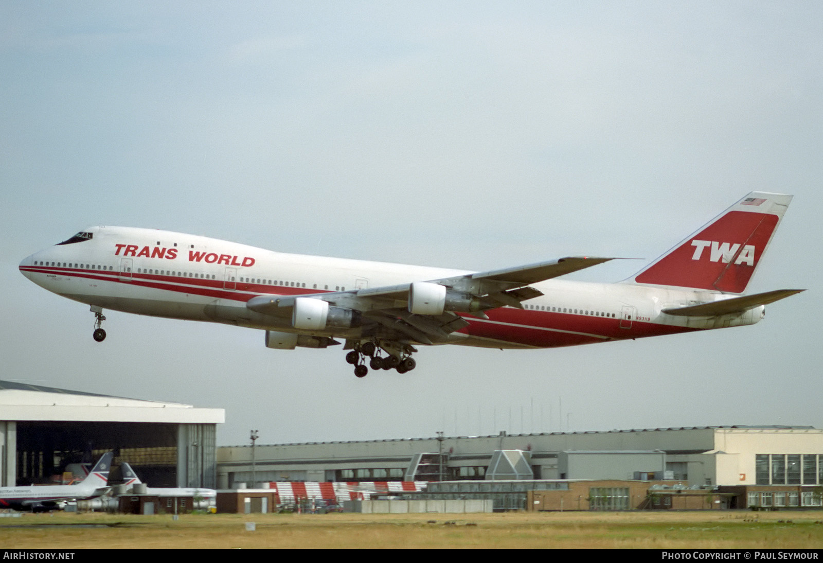 Aircraft Photo of N93119 | Boeing 747-131 | Trans World Airlines - TWA | AirHistory.net #357003
