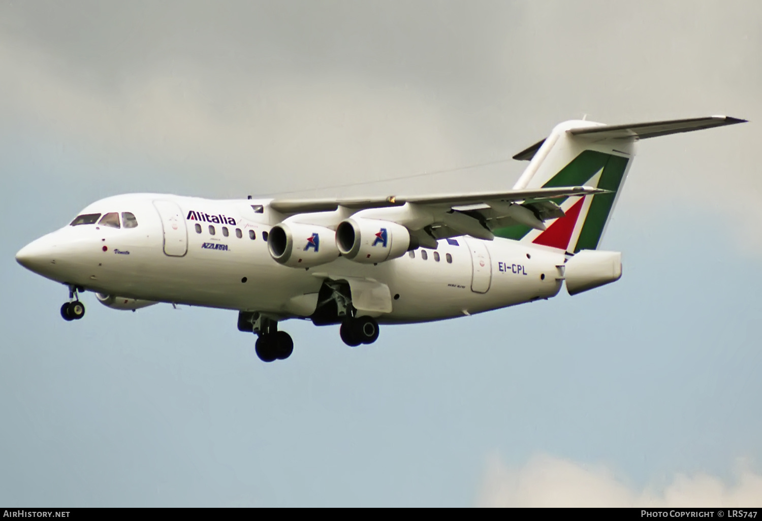 Aircraft Photo of EI-CPL | British Aerospace Avro 146-RJ70 | Alitalia Express | AirHistory.net #357045