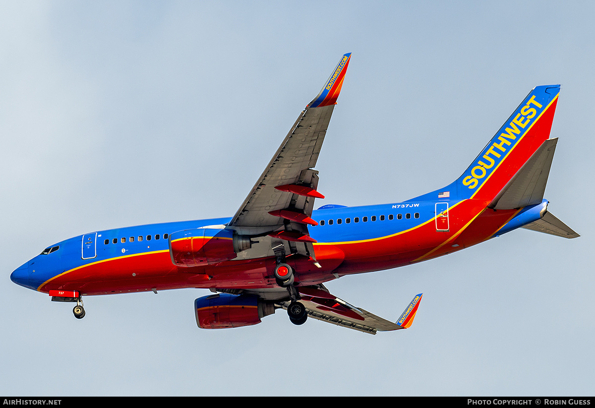Aircraft Photo of N737JW | Boeing 737-7H4 | Southwest Airlines | AirHistory.net #357048
