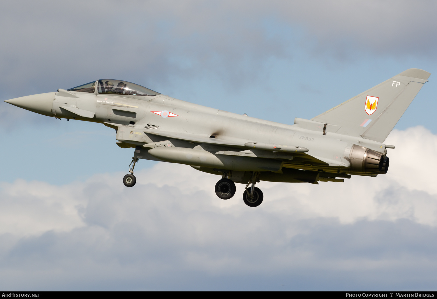 Aircraft Photo of ZK337 | Eurofighter EF-2000 Typhoon FGR4 | UK - Air Force | AirHistory.net #357089
