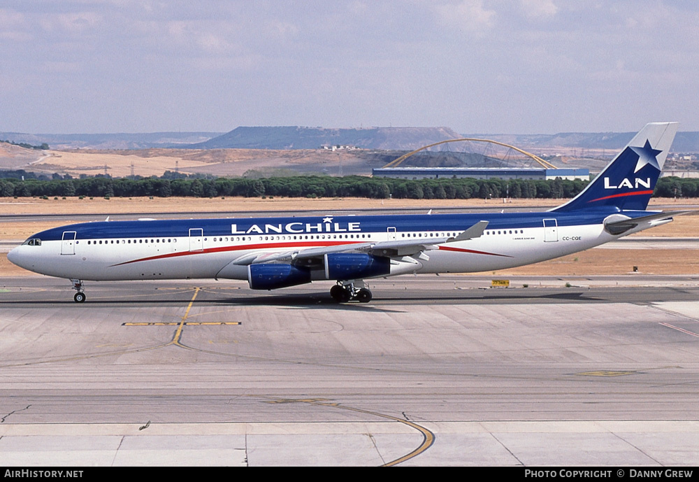 Aircraft Photo of CC-CQE | Airbus A340-313X | LAN Chile - Línea Aérea Nacional | AirHistory.net #357118