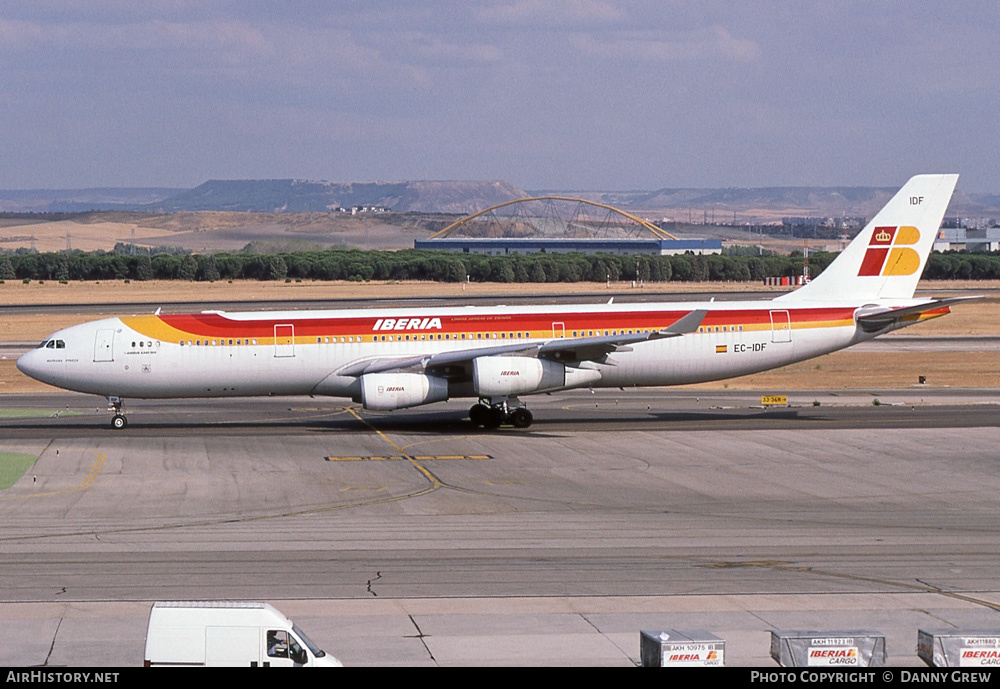 Aircraft Photo of EC-IDF | Airbus A340-313 | Iberia | AirHistory.net #357150