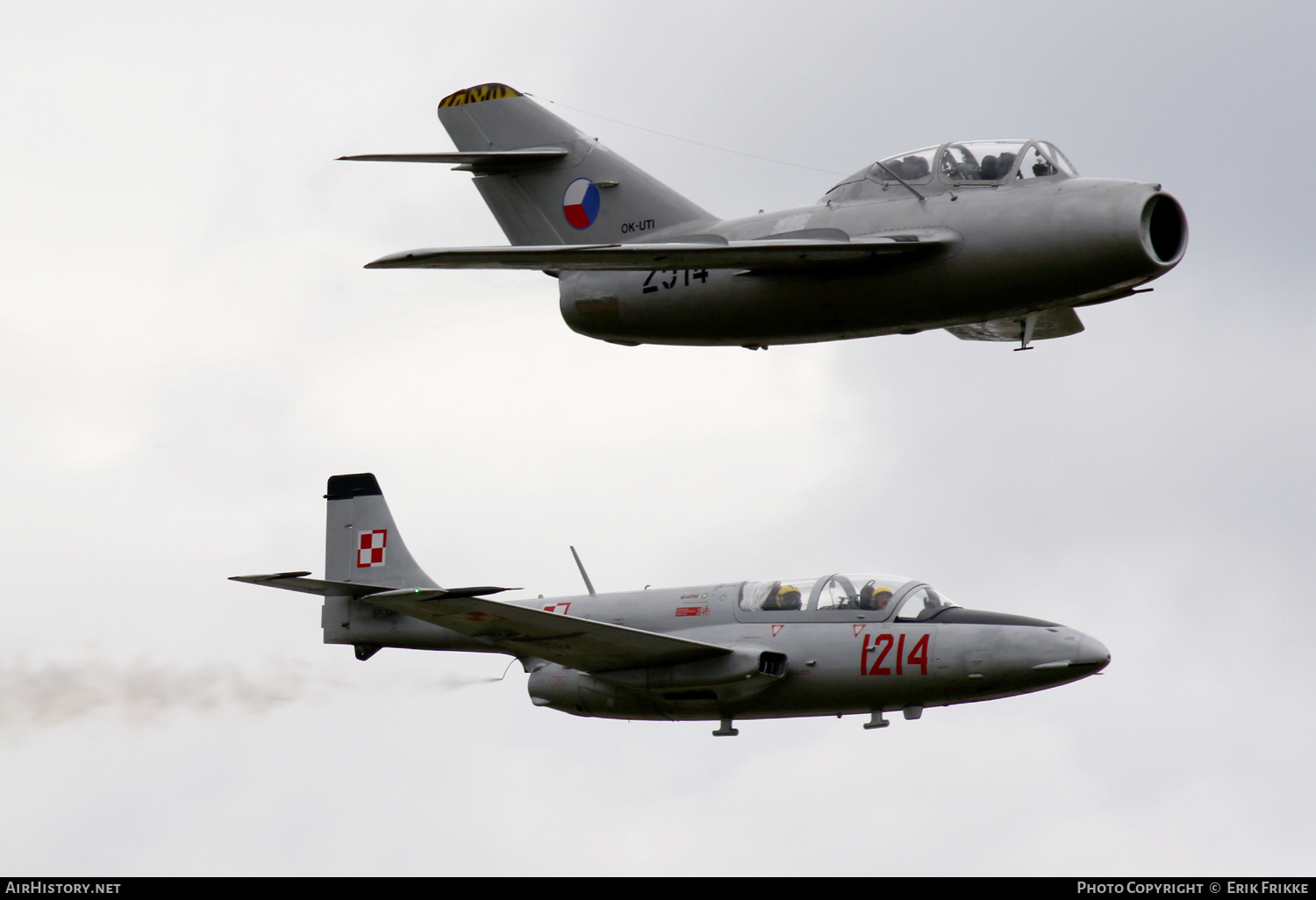 Aircraft Photo of OK-UTI / 2514 | PZL-Mielec SBLim-2 (MiG-15UTI) | Czechoslovakia - Air Force | AirHistory.net #357175