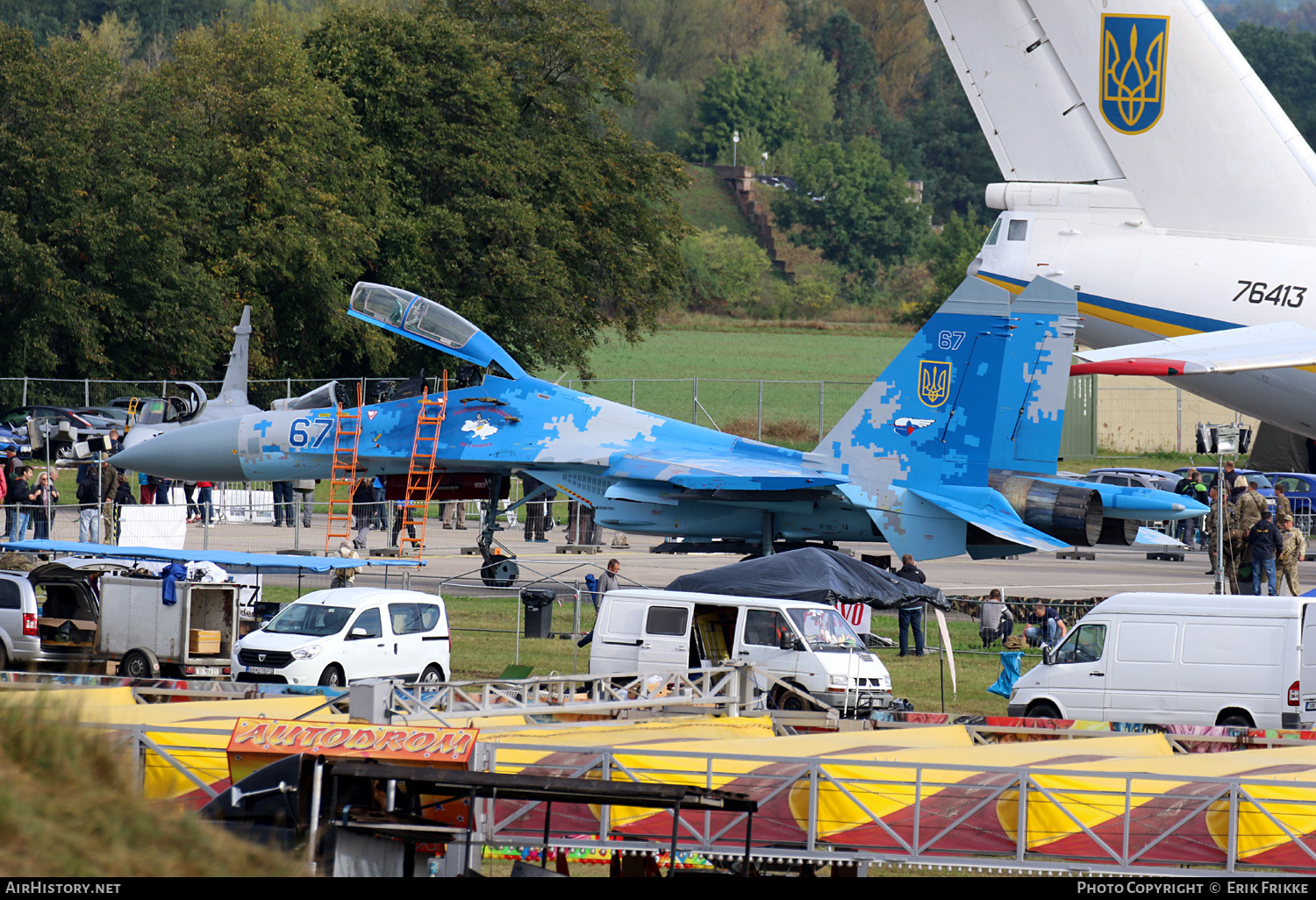 Aircraft Photo of 67 blue | Sukhoi Su-27UB1M | Ukraine - Air Force | AirHistory.net #357217