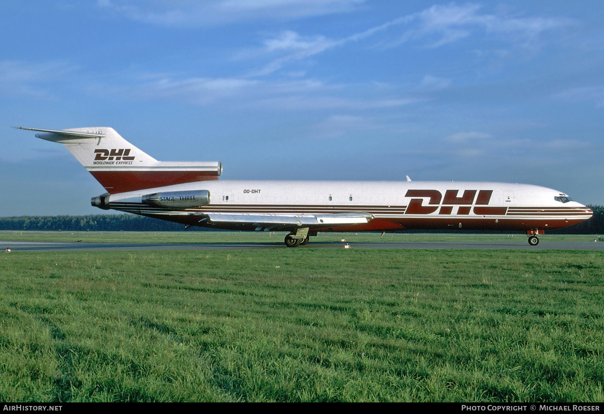 Aircraft Photo of OO-DHT | Boeing 727-223(F) | DHL Worldwide Express | AirHistory.net #357224