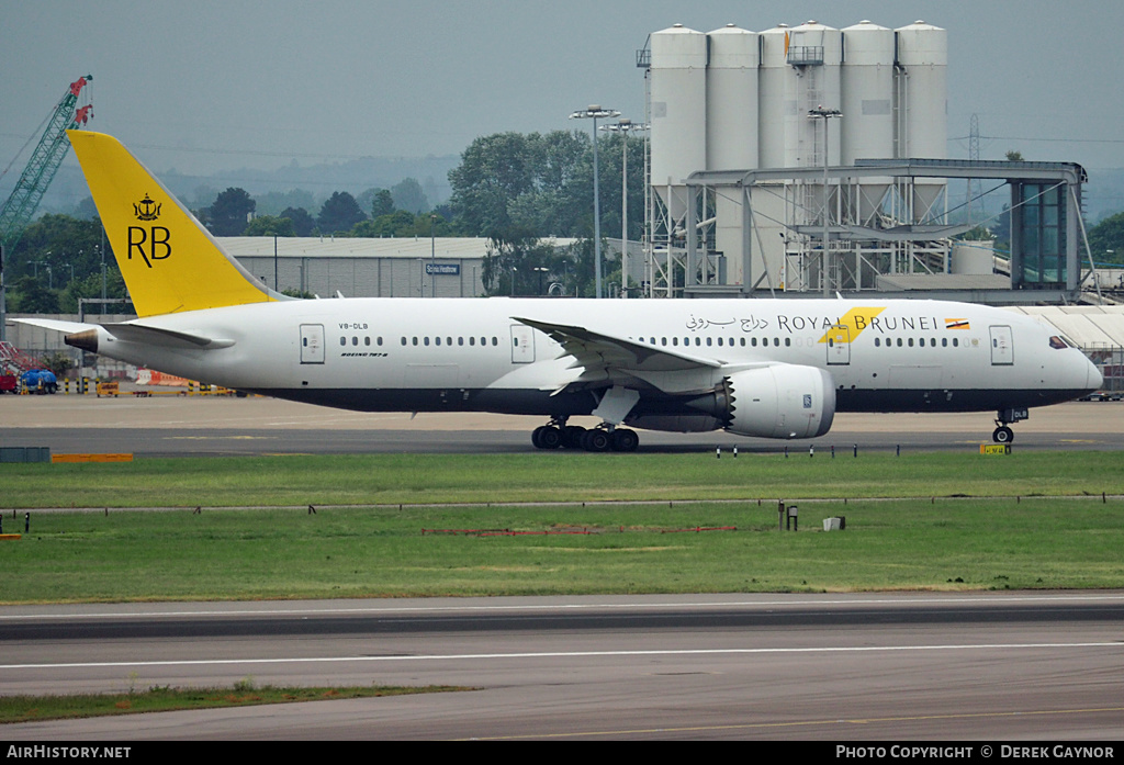 Aircraft Photo of V8-DLB | Boeing 787-8 Dreamliner | Royal Brunei Airlines | AirHistory.net #357231