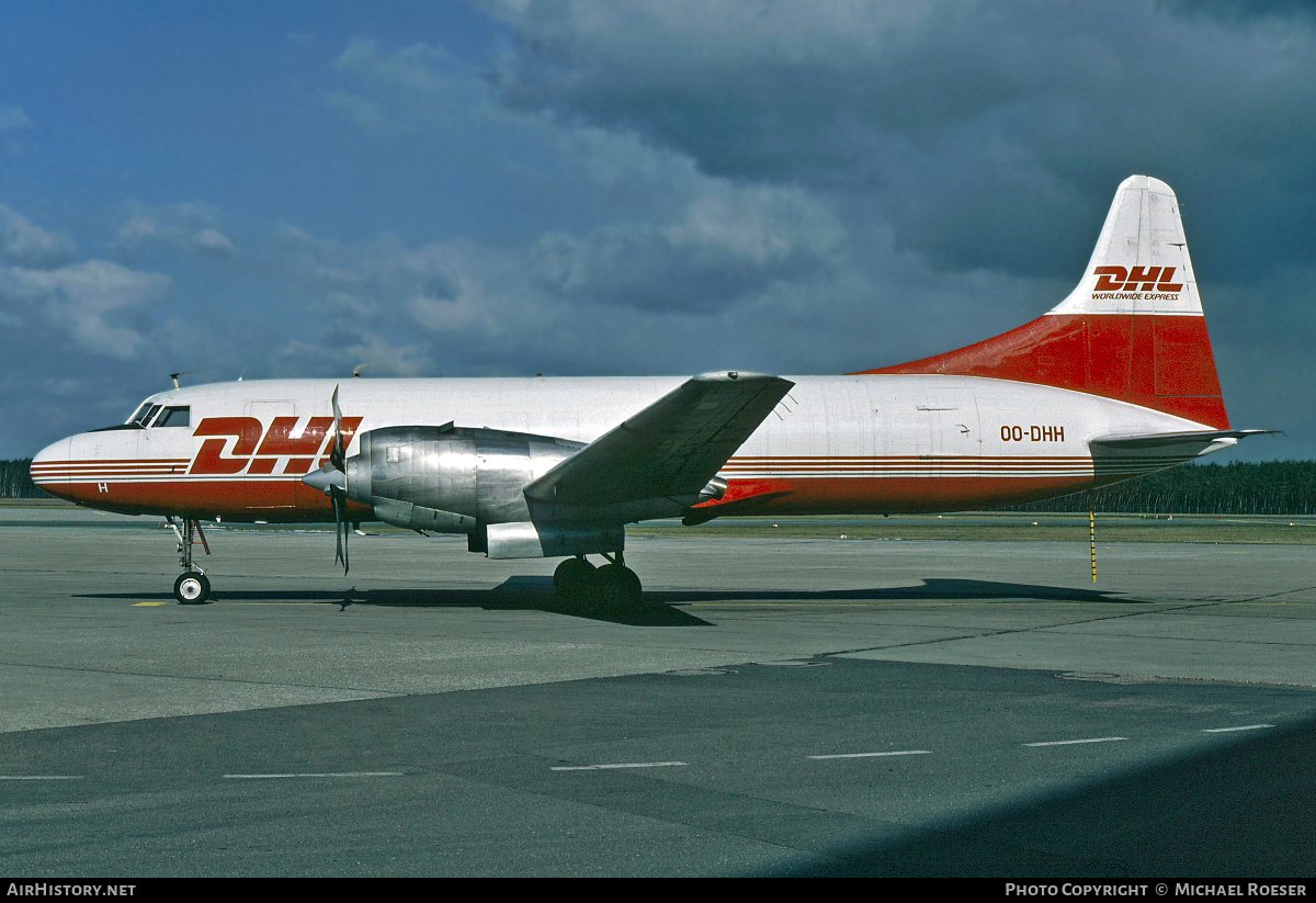 Aircraft Photo of OO-DHH | Convair 580/F | DHL Worldwide Express | AirHistory.net #357235