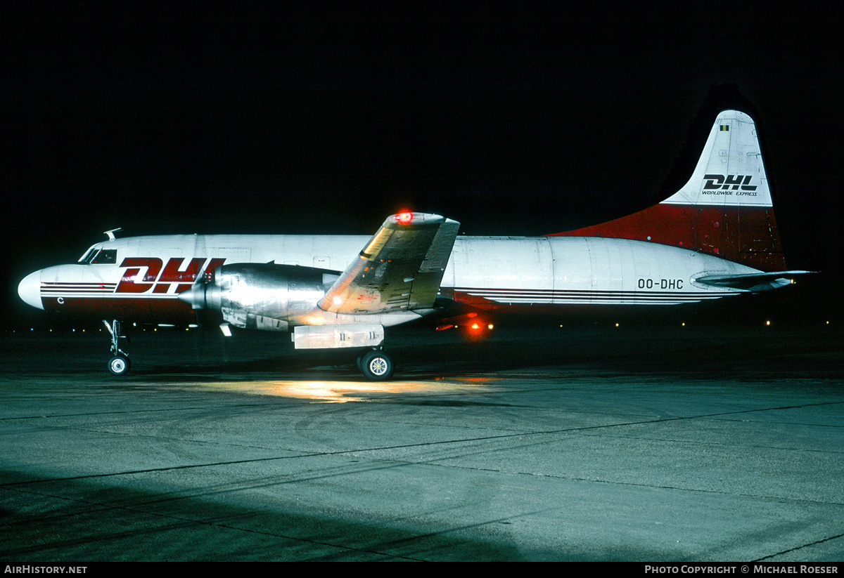 Aircraft Photo of OO-DHC | Convair 580/F | DHL Worldwide Express | AirHistory.net #357247