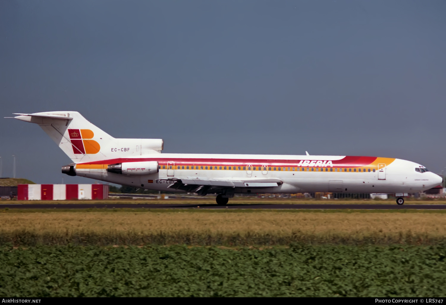 Aircraft Photo of EC-CBF | Boeing 727-256/Adv | Iberia | AirHistory.net #357260