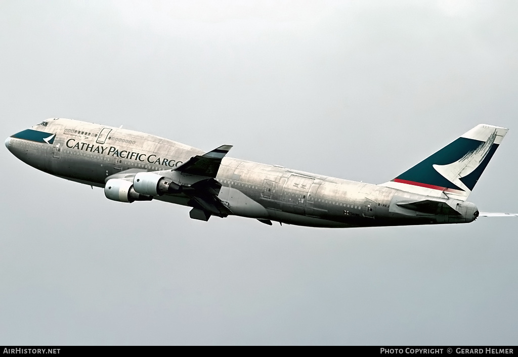 Aircraft Photo of B-HKJ | Boeing 747-412(BCF) | Cathay Pacific Airways Cargo | AirHistory.net #357284