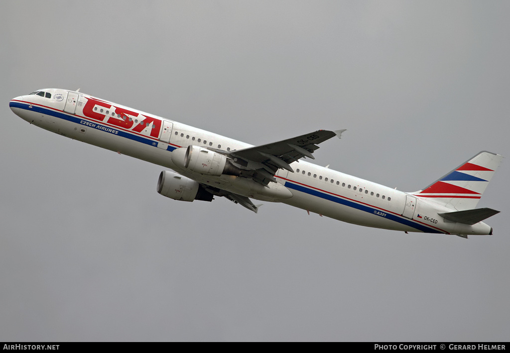 Aircraft Photo of OK-CED | Airbus A321-211 | ČSA - Czech Airlines | AirHistory.net #357290