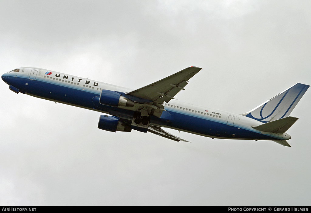 Aircraft Photo of N641UA | Boeing 767-322/ER | United Airlines | AirHistory.net #357291