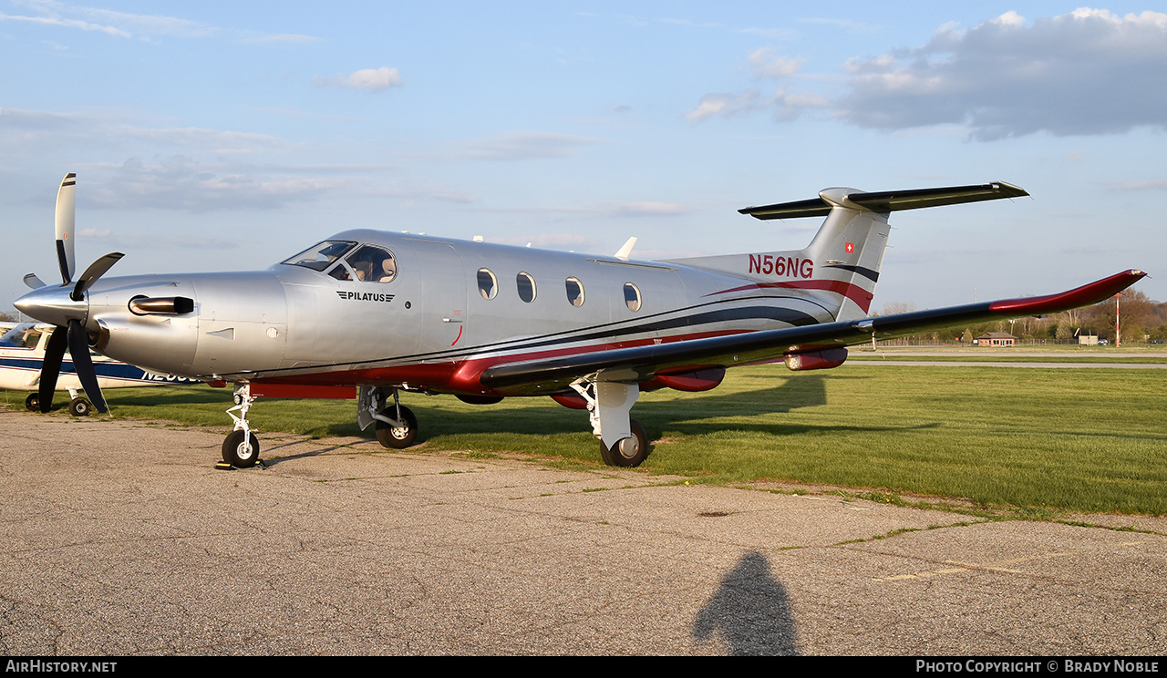 Aircraft Photo of N56NG | Pilatus PC-12NG (PC-12/47E) | AirHistory.net #357293