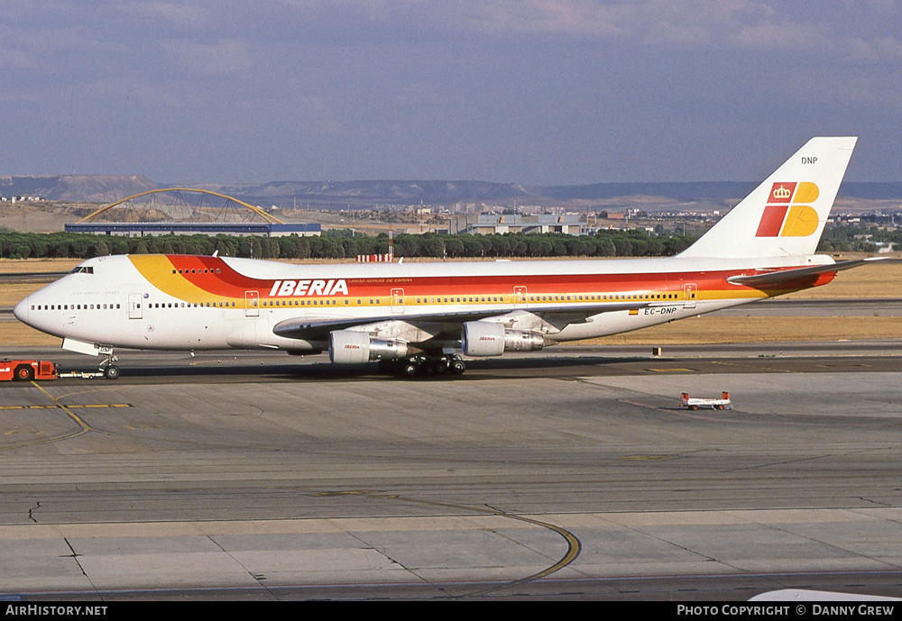 Aircraft Photo of EC-DNP | Boeing 747-256B | Iberia | AirHistory.net #357305