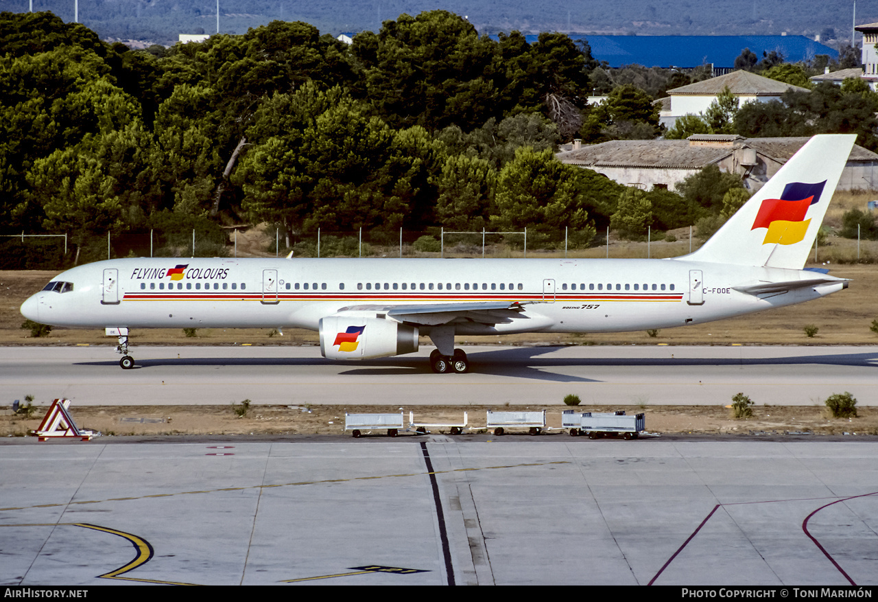 Aircraft Photo of C-FOOE | Boeing 757-28A | Flying Colours Airlines | AirHistory.net #357326