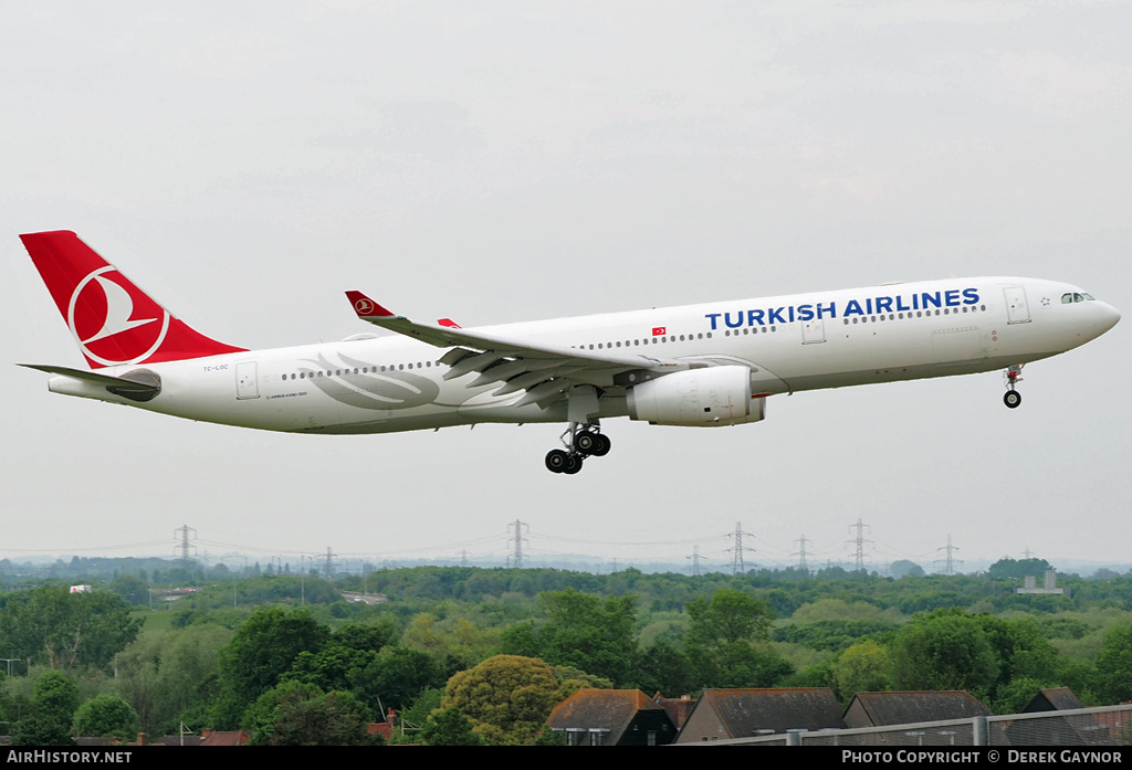 Aircraft Photo of TC-LOC | Airbus A330-343 | Turkish Airlines | AirHistory.net #357340