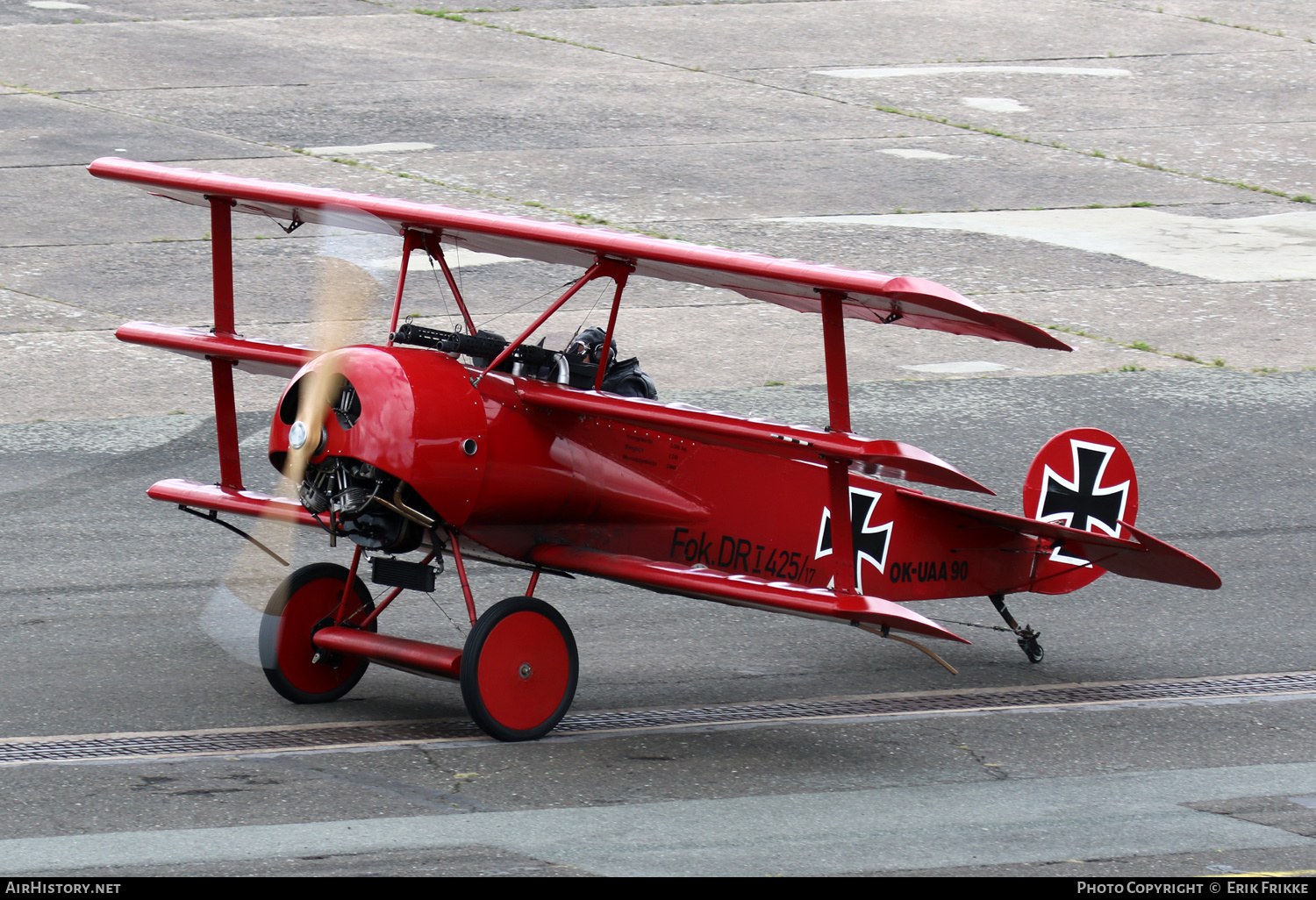 Aircraft Photo of OK-UAA-90 / 425/17 | Fokker Dr.1 (replica) | Germany - Air Force | AirHistory.net #357350