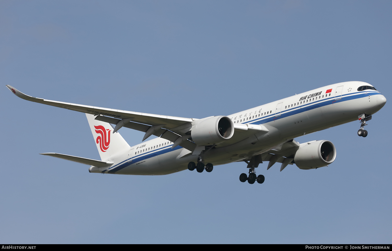 Aircraft Photo of B-1086 | Airbus A350-941 | Air China | AirHistory.net #357354