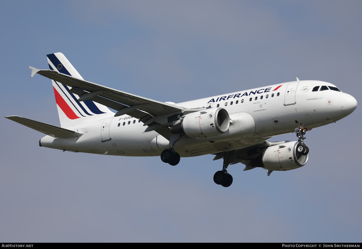 Aircraft Photo of F-GUGM | Airbus A318-111 | Air France | AirHistory.net #357363