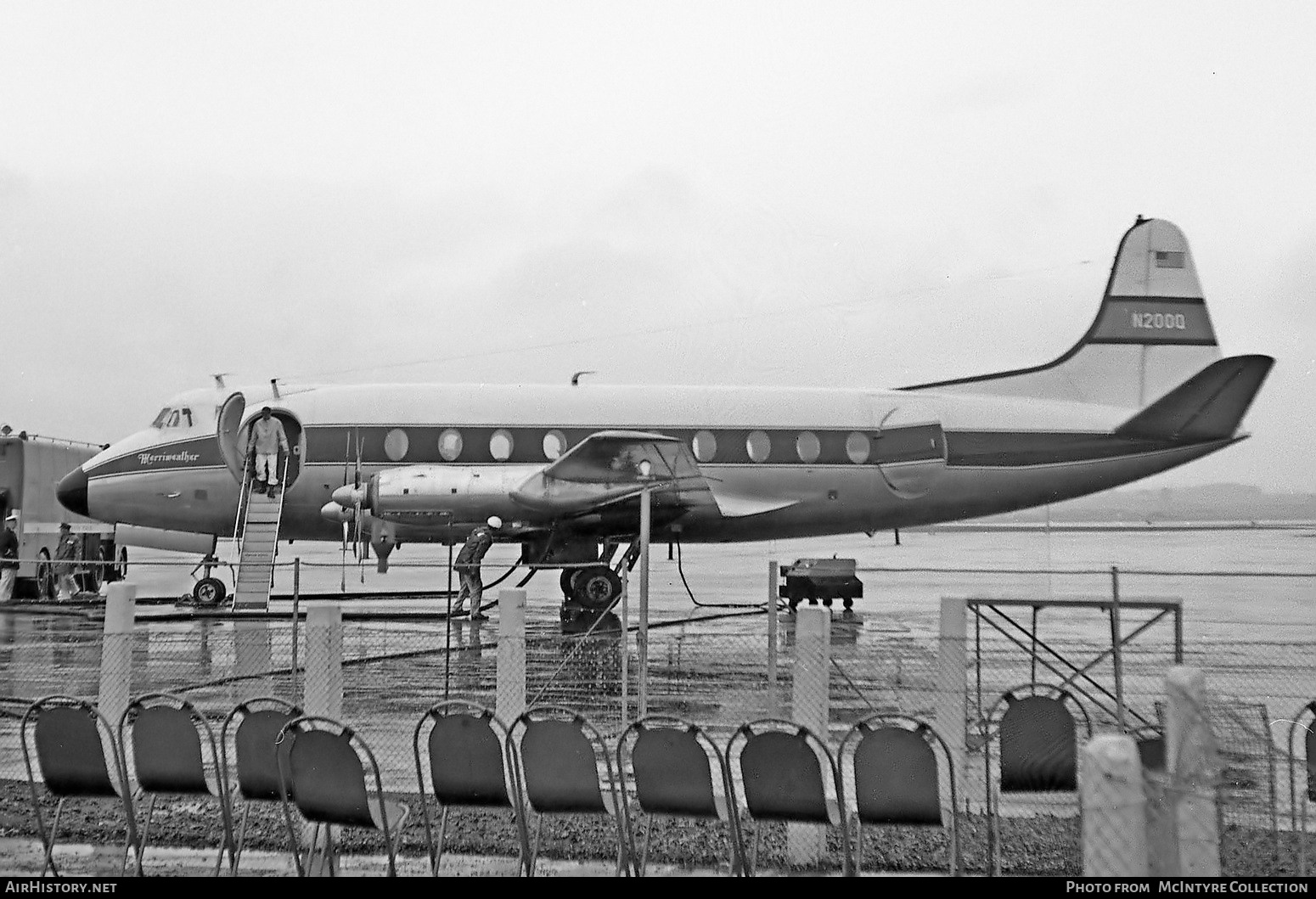 Aircraft Photo of N200Q | Vickers 786D Viscount | AirHistory.net #357365