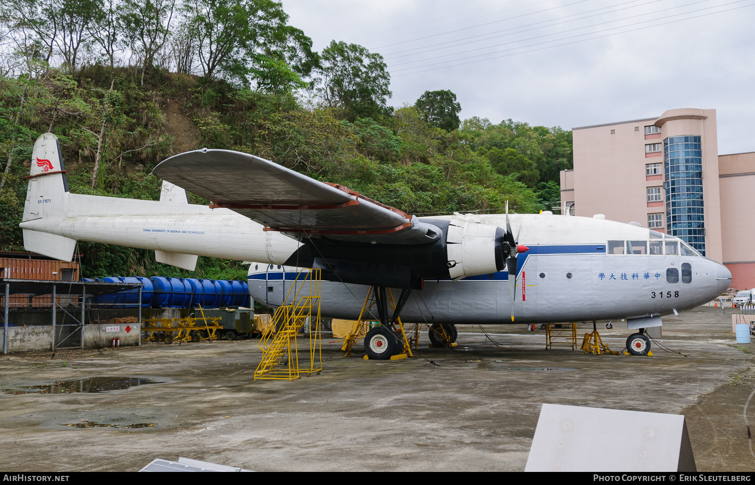 Aircraft Photo of 3158 / 51-7971 | Fairchild C-119F Flying Boxcar | Taiwan - Air Force | AirHistory.net #357386