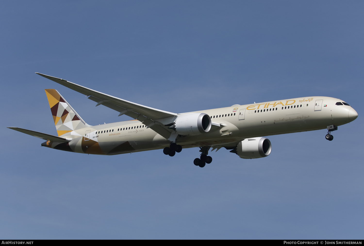 Aircraft Photo of A6-BMF | Boeing 787-10 Dreamliner | Etihad Airways | AirHistory.net #357393