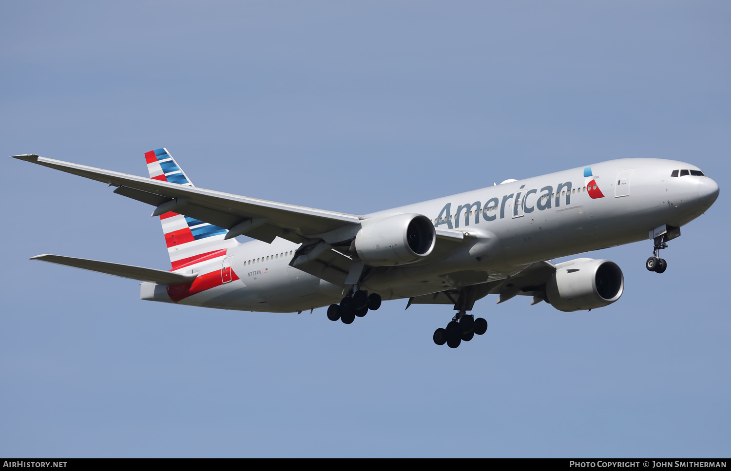 Aircraft Photo of N777AN | Boeing 777-223/ER | American Airlines | AirHistory.net #357412
