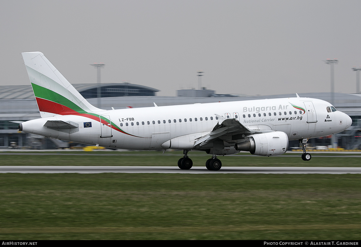Aircraft Photo of LZ-FBB | Airbus A319-112 | Bulgaria Air | AirHistory.net #357415