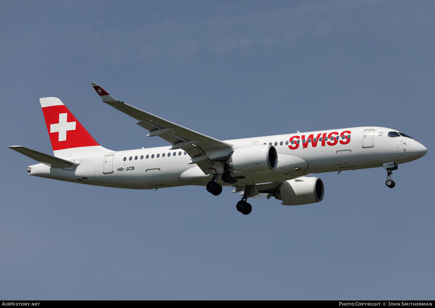 Aircraft Photo of HB-JCB | Bombardier CSeries CS300 (BD-500-1A11) | Swiss International Air Lines | AirHistory.net #357419