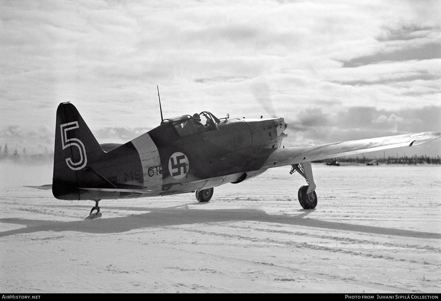 Aircraft Photo of MS-619 | Morane-Saulnier MS-406 | Finland - Air Force | AirHistory.net #357433