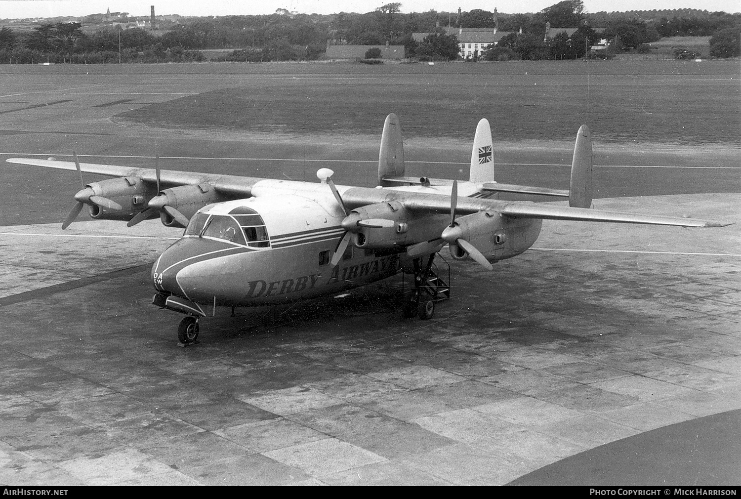 Aircraft Photo of G-AMEW | Handley Page HPR.1 Marathon Mk1A | Derby Airways | AirHistory.net #357439