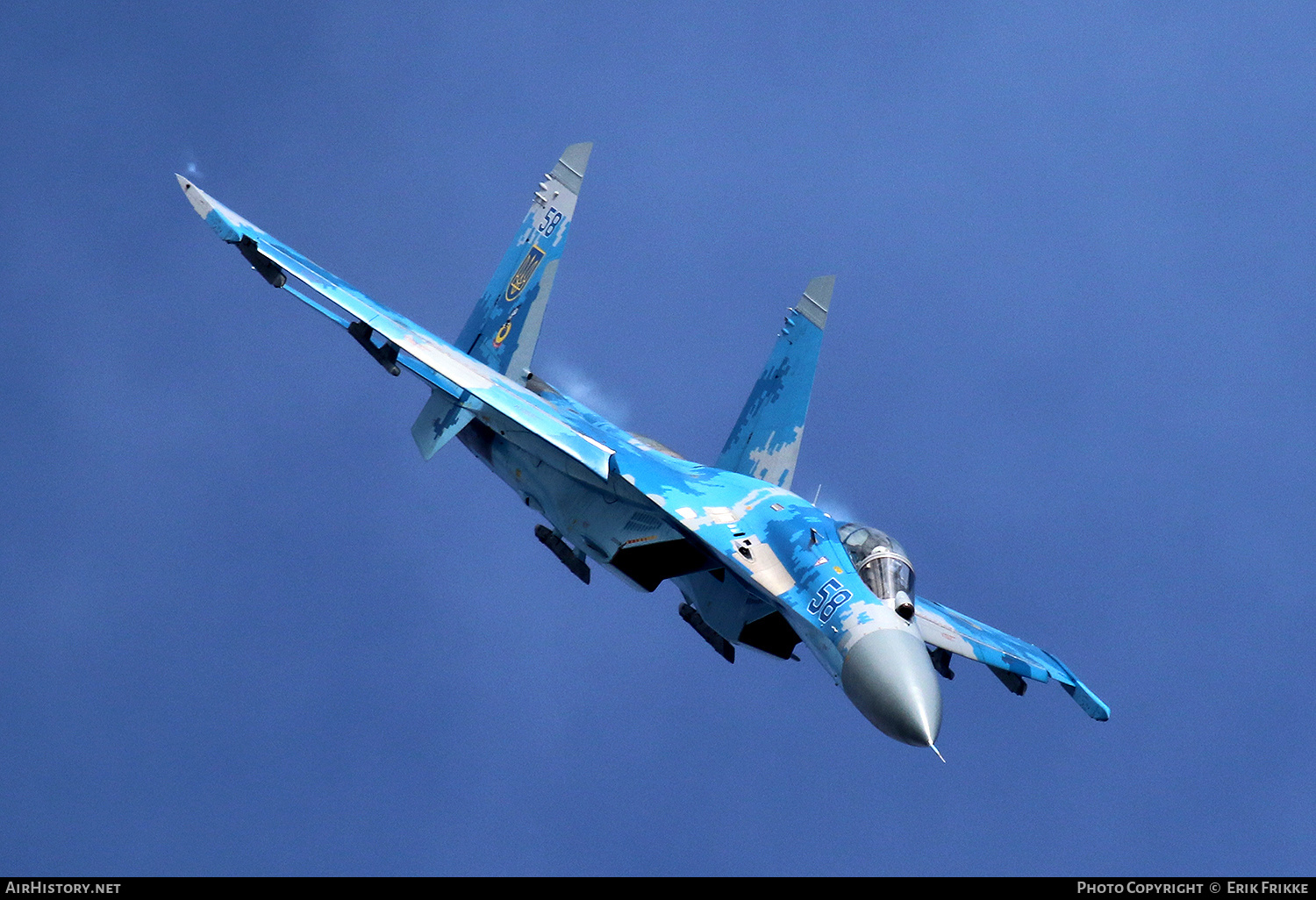 Aircraft Photo of 58 blue | Sukhoi Su-27P1M | Ukraine - Air Force | AirHistory.net #357455