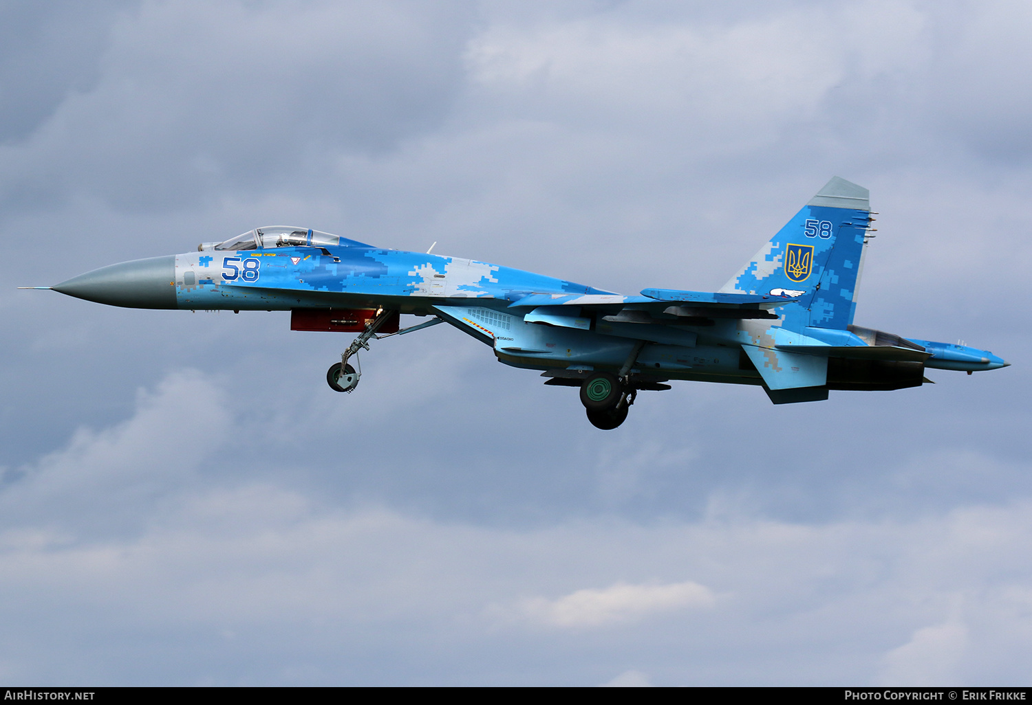 Aircraft Photo of 58 blue | Sukhoi Su-27P1M | Ukraine - Air Force | AirHistory.net #357456