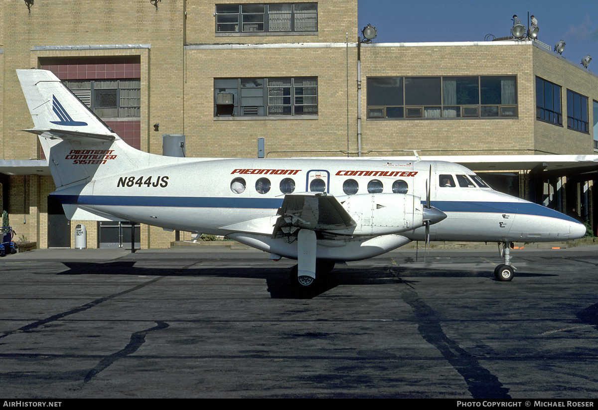 Aircraft Photo of N844JS | British Aerospace BAe-3102 Jetstream 31 | Piedmont Commuter | AirHistory.net #357460