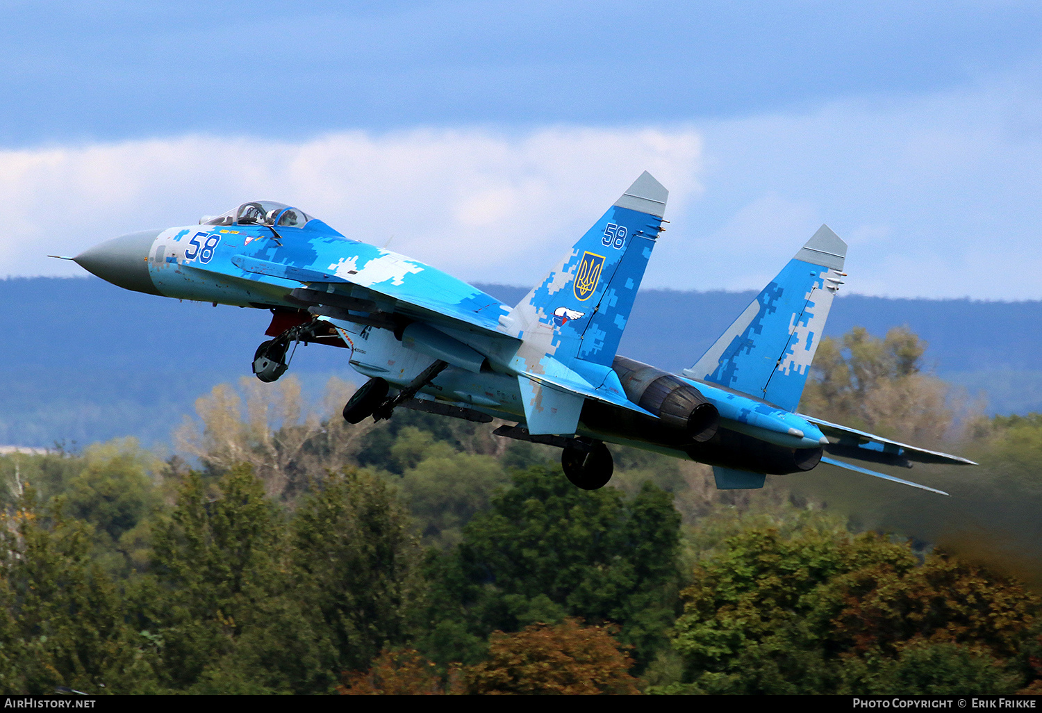 Aircraft Photo of 58 blue | Sukhoi Su-27P1M | Ukraine - Air Force | AirHistory.net #357466