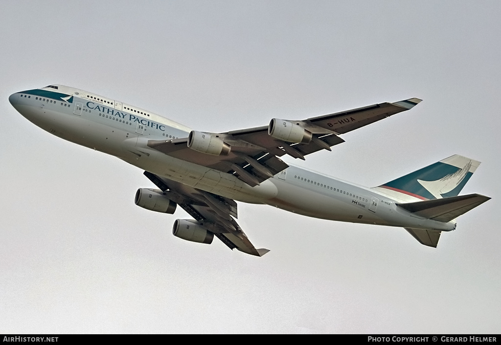 Aircraft Photo of B-HUA | Boeing 747-467 | Cathay Pacific Airways | AirHistory.net #357469