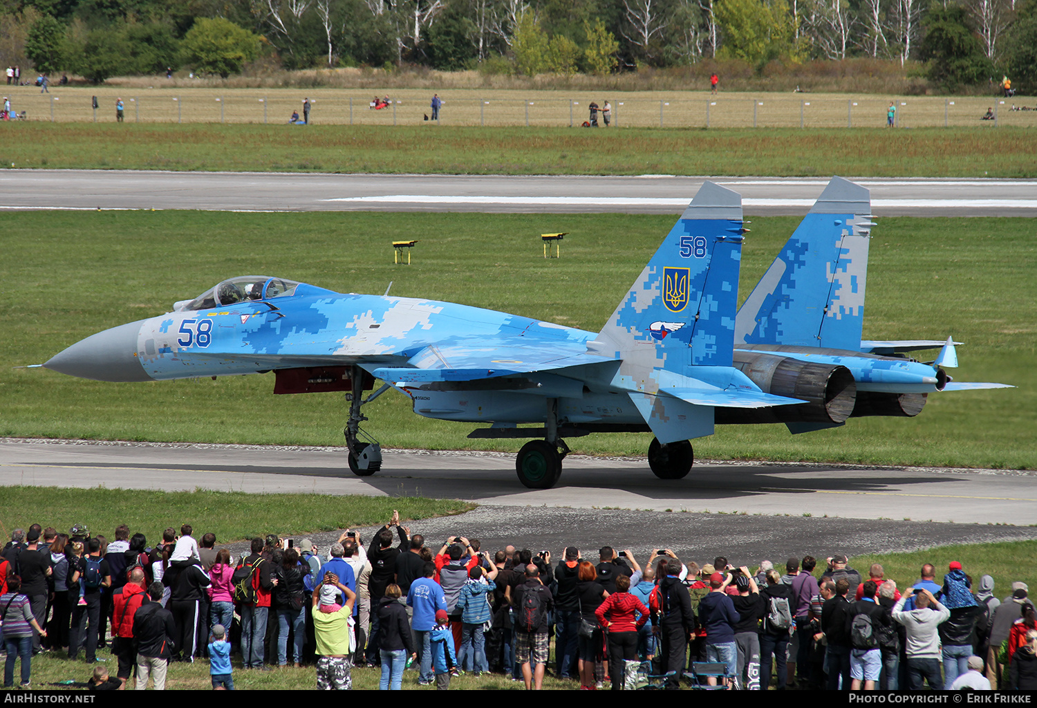 Aircraft Photo of 58 blue | Sukhoi Su-27P1M | Ukraine - Air Force | AirHistory.net #357476