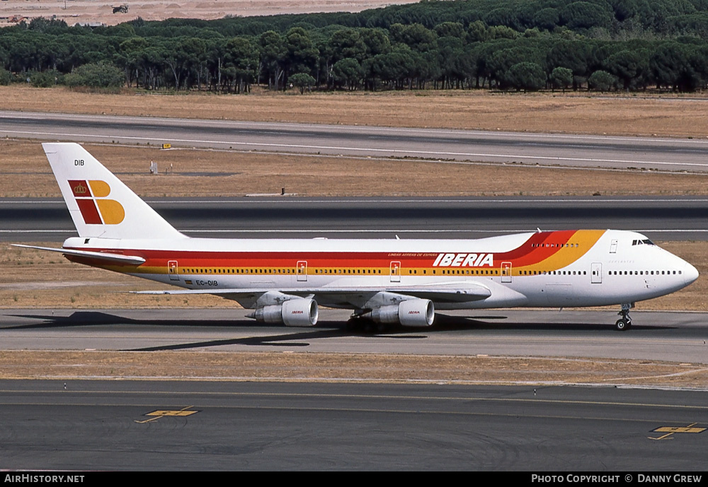 Aircraft Photo of EC-DIB | Boeing 747-256B | Iberia | AirHistory.net #357481