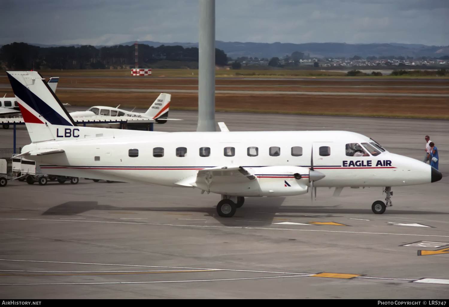 Aircraft Photo of ZK-LBC | Embraer EMB-110P1 Bandeirante | Eagle Airways | AirHistory.net #357566