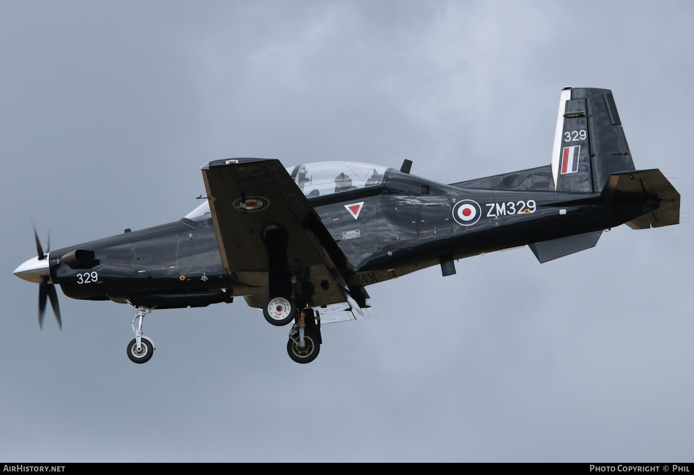 Aircraft Photo of ZM329 | Beechcraft T-6C Texan T1 | UK - Air Force | AirHistory.net #357569