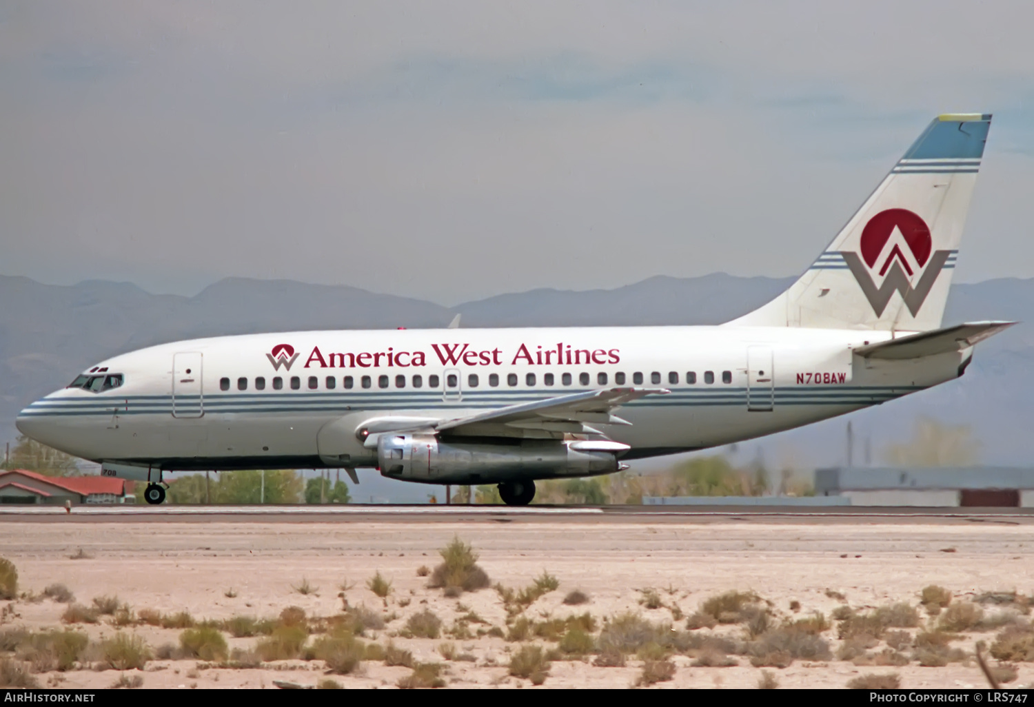 Aircraft Photo of N708AW | Boeing 737-112 | America West Airlines | AirHistory.net #357576