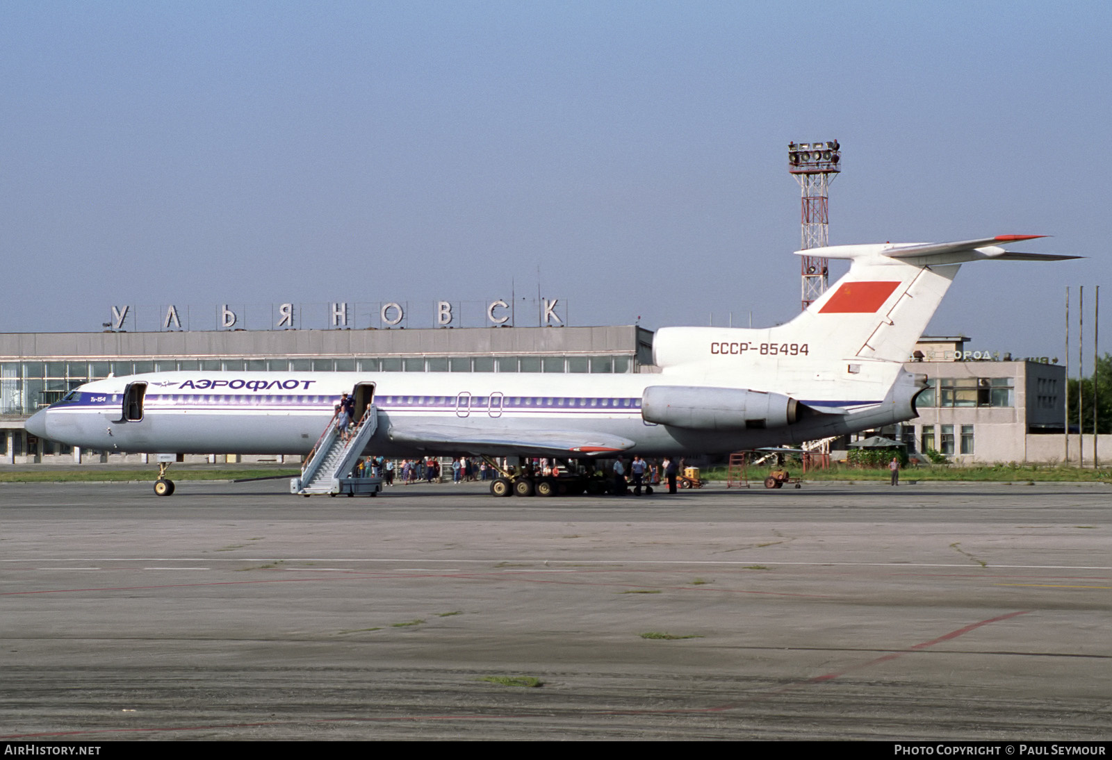 Aircraft Photo of CCCP-85494 | Tupolev Tu-154B-2 | Aeroflot | AirHistory.net #357612
