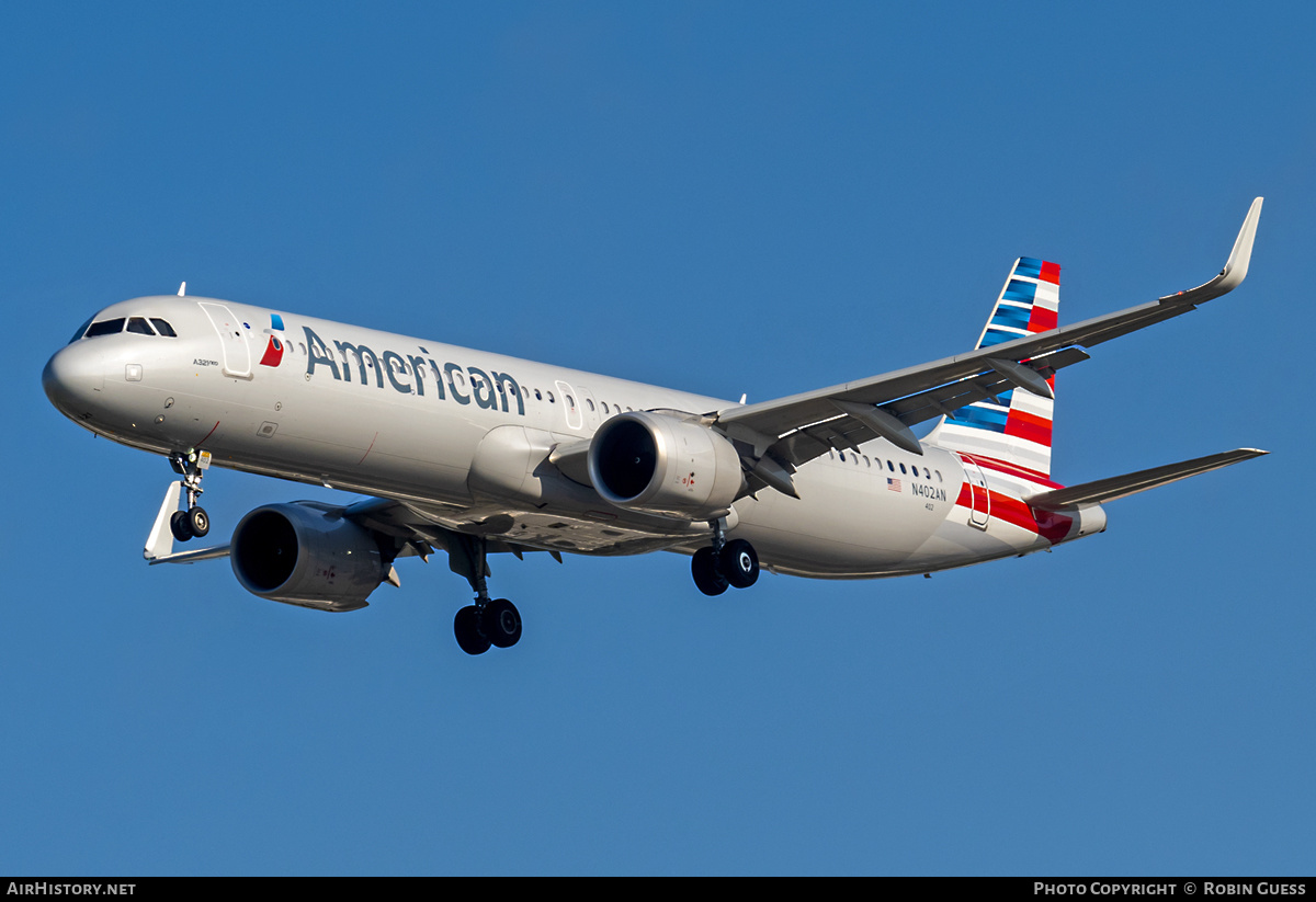 Aircraft Photo of N402AN | Airbus A321-251NX | American Airlines | AirHistory.net #357628