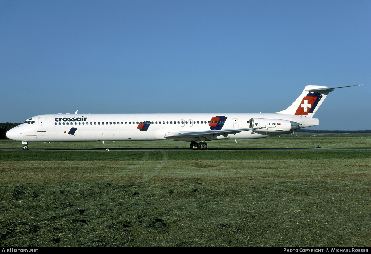 Aircraft Photo of HB-INZ | McDonnell Douglas MD-81 (DC-9-81) | Crossair | AirHistory.net #357629