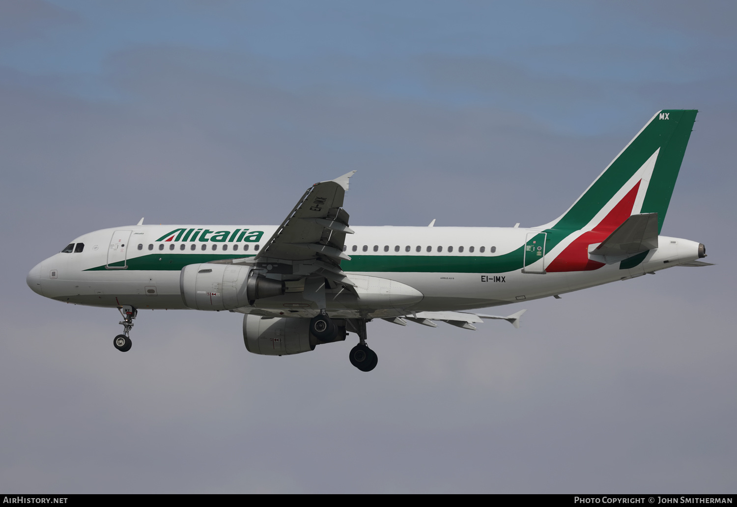 Aircraft Photo of EI-IMX | Airbus A319-111 | Alitalia | AirHistory.net #357630