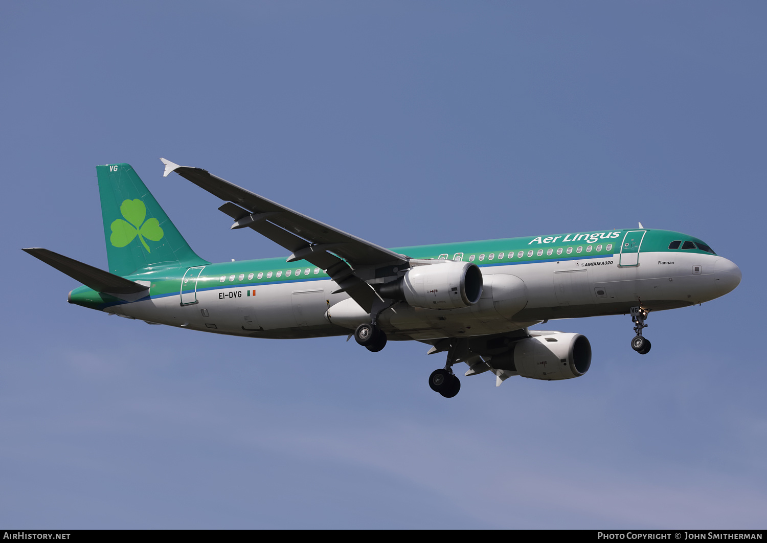 Aircraft Photo of EI-DVG | Airbus A320-214 | Aer Lingus | AirHistory.net #357631