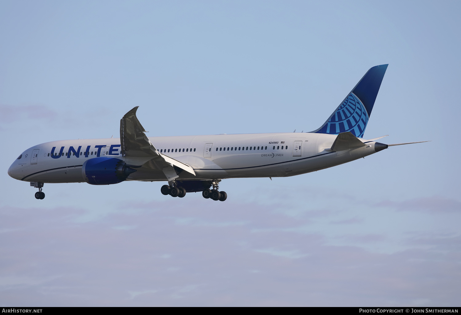 Aircraft Photo of N24980 | Boeing 787-9 Dreamliner | United Airlines | AirHistory.net #357635